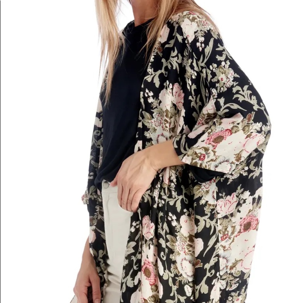 Sole Society Floral Kimono